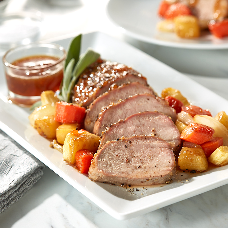 Glazed Pork Tenderloin with Carrots Sheet Pan Supper Recipe for Glazed Pork Tenderloin with Carrots Sheet Pan Supper